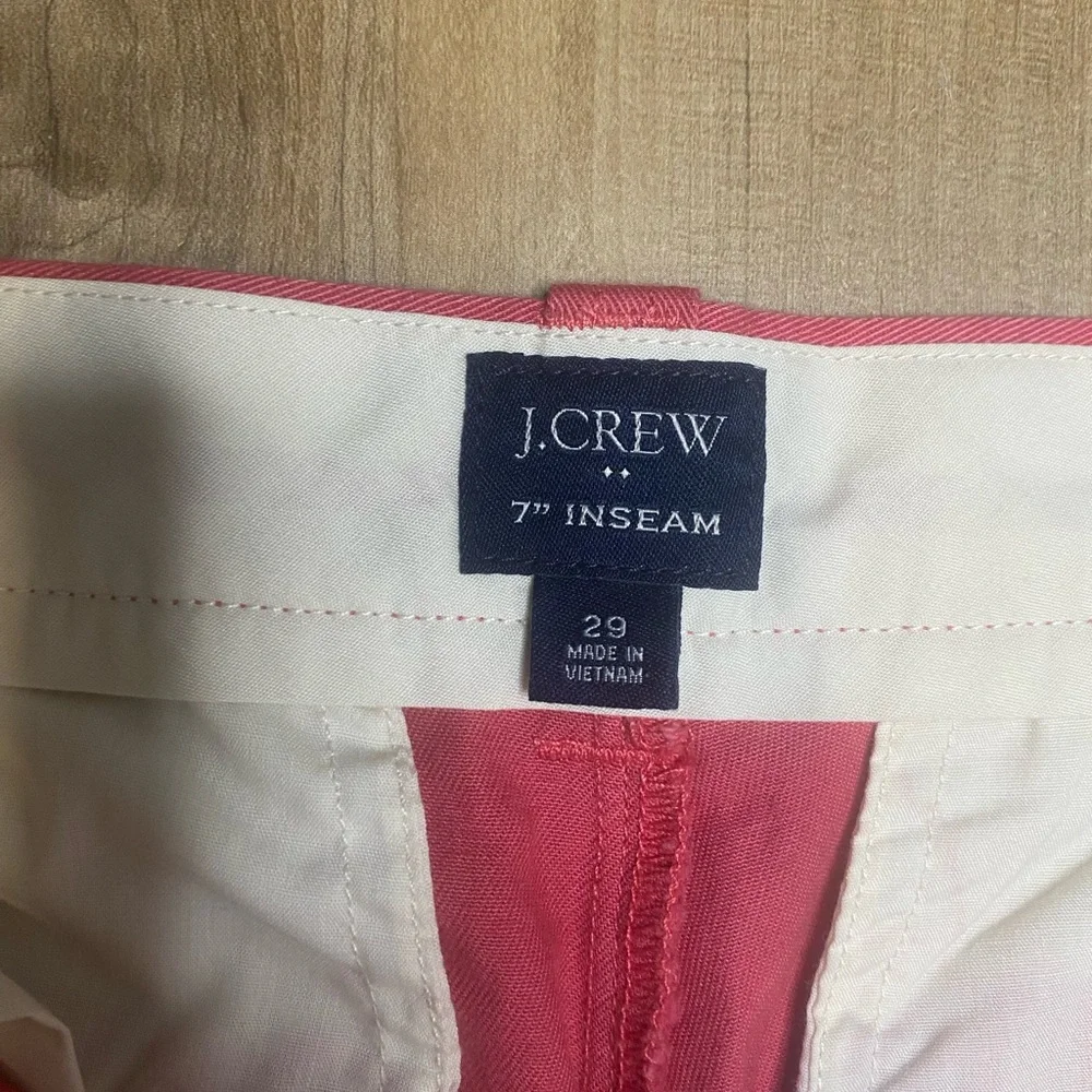 J. Crew Men's Pink Shorts Size 29